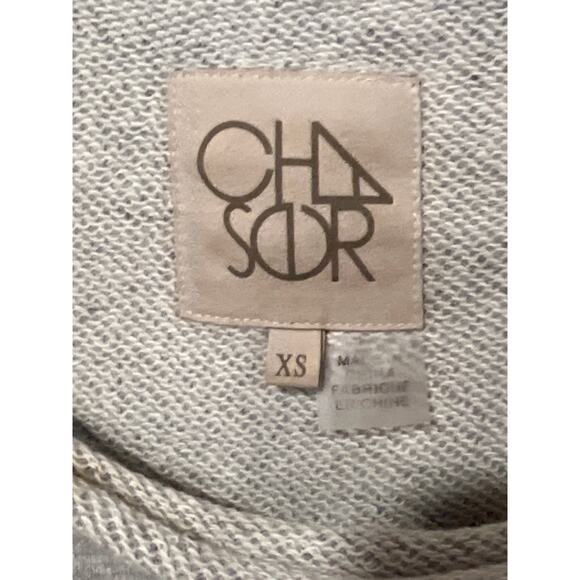 CHASER, Wide neck, Crop Tee, Gray, Size XS, KB417 - Picture 3 of 5